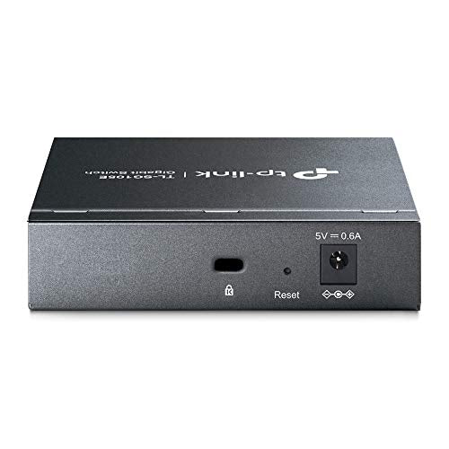 TP-Link 5 Port Gigabit Switch | Easy Smart Managed | Plug and Play | Limited Lifetime Protection | Desktop/Wall-Mount | Shielded Ports | Support QoS, Vlan, IGMP and Link Aggregation (TL-SG105E)