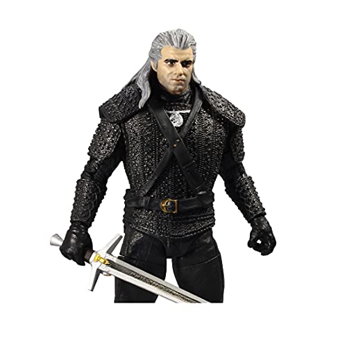 McFarlane Toys The Witcher (Netflix) Geralt of Rivia 7' Action Figure with Accessories