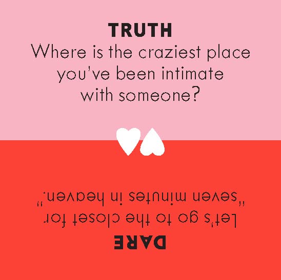 After Dinner Amusements: Truth or Dare for Couples: 50 Questions and Challenges (Sexy Date Night Card Game for Couples, Naughty Adult Game for Couples)