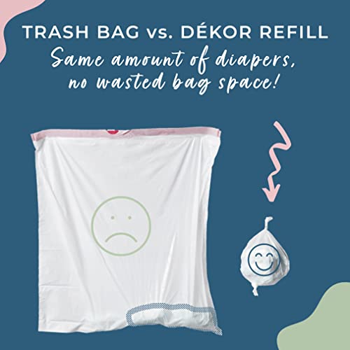 Dekor Plus Hands-Free Diaper Pail | Gray | Easiest to Use | Just Step – Drop – Done | Doesn’t Absorb Odors | 20 Second Bag Change | Most Economical Refill System |Great for Cloth Diapers