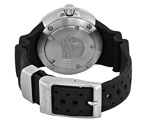 Citizen Men's Eco-Drive Promaster Sea Dive Watch in Stainless Steel with Black Polyurethane strap, Black Dial (Model: BJ8050-08E)