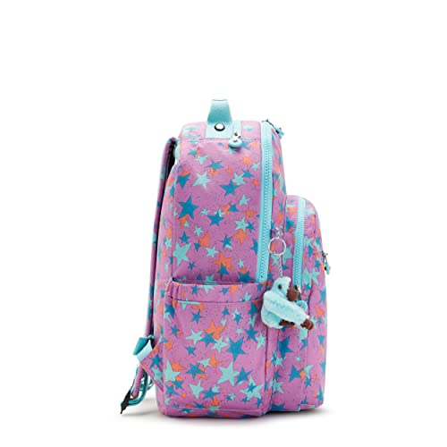 Kipling Women's Seoul 15' Device Backpack, Durable, Roomy with Padded Shoulder Straps, School Bag, Starry Wonder, 13.75''L x 17.25''H x 8''D