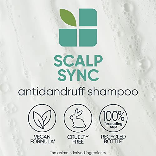 Biolage Scalp Sync Anti-Dandruff Shampoo | Targets Dandruff, Controls The Appearance of Flakes and Relieves Scalp Irritation | For Dandruff Control | Paraben-Free | Vegan | 33.8 Fl. Oz