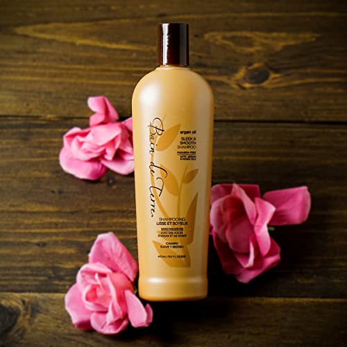 Bain de Terre Sleek and Smooth Conditioner | Argan Oil | Unruly Hair | Paraben Free | Color-Safe | 33.8 Fl Oz