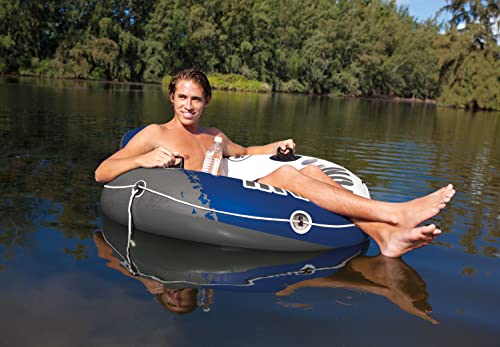 Intex River Run I Sport Lounge, Inflatable Water Float, 53' Diameter