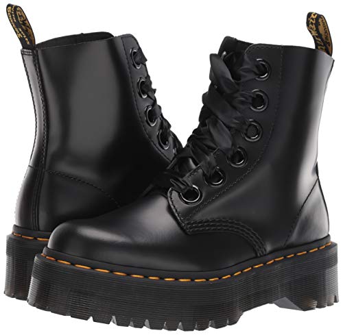 Dr. Martens Women's Molly Fashion Boot, Black Buttero, 11