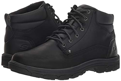 Skechers Men's Segment-Garnet Hiking Boot, Black, 13 Medium US