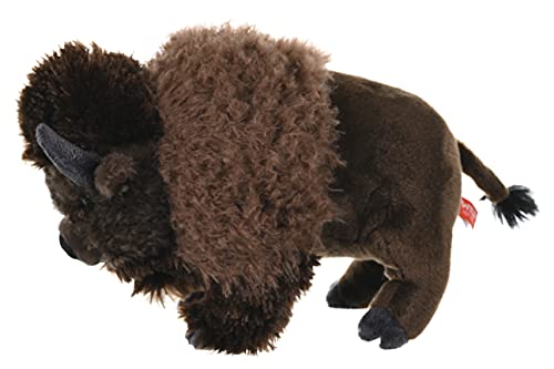 WILD REPUBLIC Bison, Cuddlekins, Stuffed Animal, 12 inches, Gift for Kids, Plush Toy, Fill is Spun Recycled Water Bottles