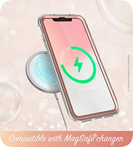 i-Blason Cosmo Series Designed for iPhone 12 Mini Case (2020), Slim Full-Body Stylish Protective Case with Built-in Screen Protector, Marble