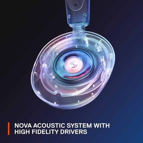 SteelSeries New Arctis Nova 1P Multi-System Gaming Headset — Hi-Fi Drivers — 360° Spatial Audio — Comfort Design — Durable — Lightweight — Noise-Cancelling Mic — PS5/PS4, PC, Xbox, Switch - Black
