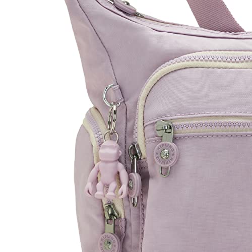 Kipling Women's Gabbie Crossbody, Lightweight Everyday Purse, Casual Shoulder Bag, Gentle Lilac