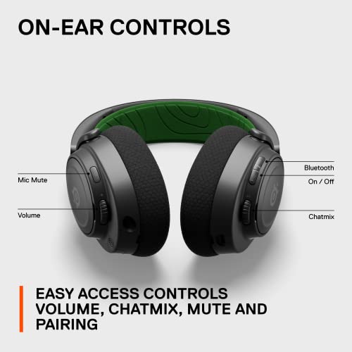 SteelSeries New Arctis Nova 7X Multi-Platform Gaming and Mobile Headset — Nova Acoustic System — Simultaneous Wireless 2.4GHz + Bluetooth — 38Hr Battery — USB-C — Xbox, PC, PS, Switch, Mobile