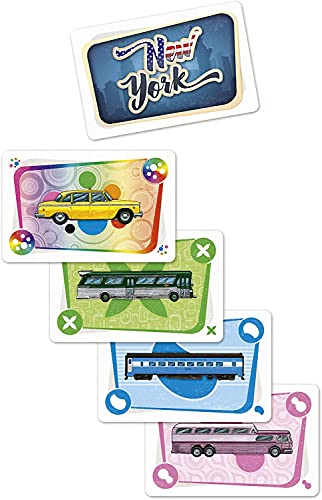 Ticket to Ride New York Board Game | Train Route-Building Strategy Game | Fun Family Game for Kids and Adults | Ages 8+ | 2-4 Players | Average Playtime 10-15 Minutes | Made by Days of Wonder