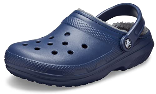 Crocs Classic Lined Clog Navy/Charcoal Men's 3, Women's 5 Medium