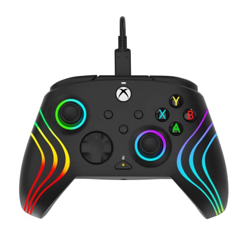 PDP Afterglow Wave LED Controller for Xbox Series X|S, Xbox One, Windows 10/11
