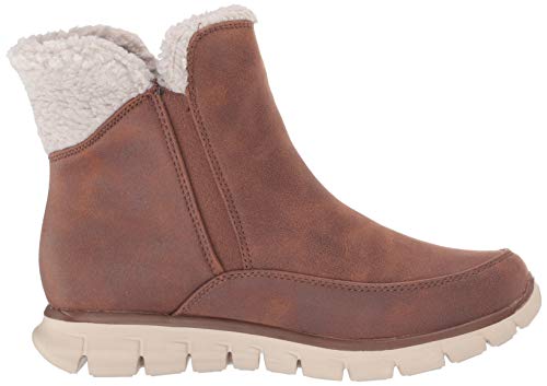 Skechers Women's Synergy Snow Boot, Chestnut, 7