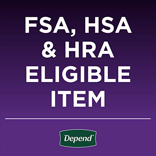 Depend Night Defense Adult Incontinence Underwear for Men, Disposable, Overnight, Large, Grey, 56 Count, Packaging May Vary