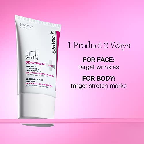 StriVectin Anti-Wrinkle SD Advanced PLUS Intensive Moisturizing Concentrate for Wrinkles and Stretch Marks with Collagen-Targeting Technology, 4 Fl Oz