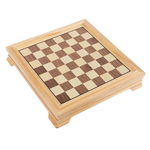 Hey! Play! Deluxe 7-in-1 Game Set - Chess - Backgammon Etc, Brown (12-2072)