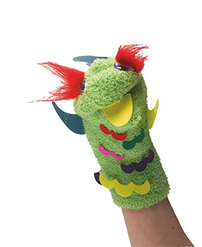 Creativity for Kids My First Sock Puppets for Kids - Create and Play Activity for Preschoolers, Makes 3 Plush Hand Puppets - Mess Free Crafts for Toddlers 2 x 10.5 x 12.13 inches