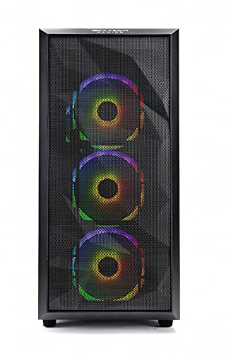 Skytech Chronos Gaming PC Desktop - AMD Ryzen 7 3700X 3.6GHz, RTX 3080 10GB GDDR6X, 16GB DDR4 3200, 1TB SSD, 750W Gold PSU, 240MM AIO, AC WiFi, Windows 10 Home 64-bit, Black