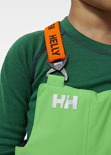7 Helly-Hansen Kids Rider 2 Insulated Waterproof Windproof Breathable Bib Ski Pants, 486 Malachite