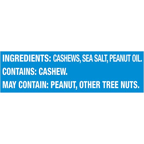 Planters Cashew Super Tube Nuts (2oz Bag, Pack of 15)
