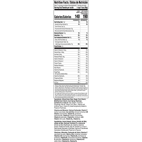 Lucky Charms Gluten Free Cereal with Marshmallows, Kids Breakfast Cereal with Whole Grain Oats, Large Size, 14.9 OZ