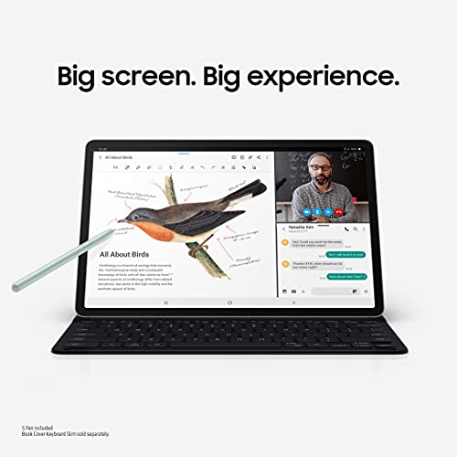 SAMSUNG Galaxy Tab S7 FE 12.4” 256GB WiFi Android Tablet w/ Large Screen, Long Lasting Battery, S Pen Included, Multi Device Connectivity, US Version, 2021, Mystic Black