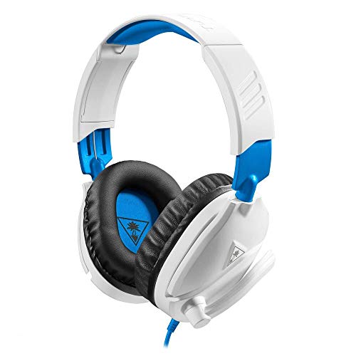 Turtle Beach Recon 70 PlayStation Gaming Headset for PS5, PS4, Xbox Series X/ S, Xbox One, Nintendo Switch, Mobile, and PC with 3.5mm - Flip-to-Mute Mic, 40mm Speakers, 3D Audio – White