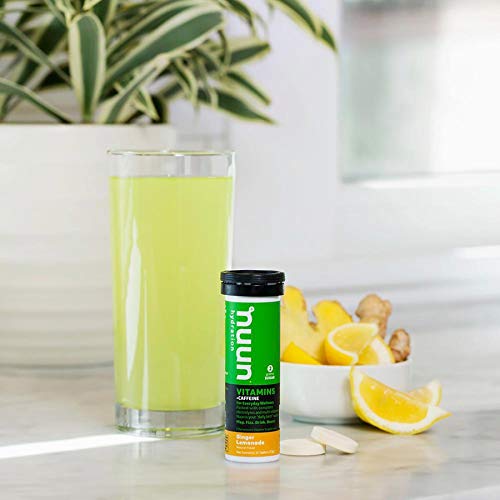 Nuun Vitamins: Vitamins + Electrolyte Drink Tablets, Ginger Lemonade, Box of 8 Tubes (96 Servings), Enhanced Everyday Wellness and Energy,8 Count (Pack of 1)