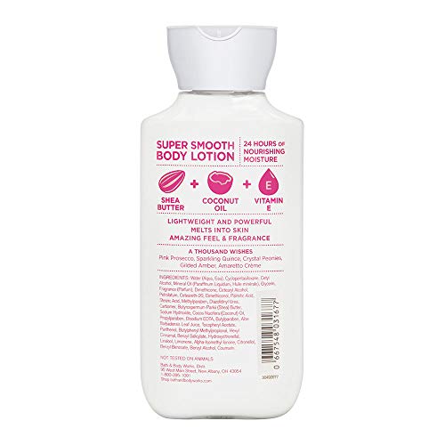 Bath and Body Works A Thousand Wishes Shea and Vitamin E Body Lotion, 8 Ounce