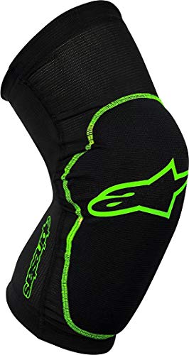 Alpinestars Paragon Knee Protector, Black Bright Green, X-Small