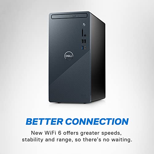 Dell Inspiron 3020 Desktop -Intel Core i7-13700, 32GB DDR4 RAM, 512GB SSD + 1TB HDD, NVIDIA GeForce RTX 3060 12GB GDDR6 Graphics, Windows 11 Home - Mist Blue