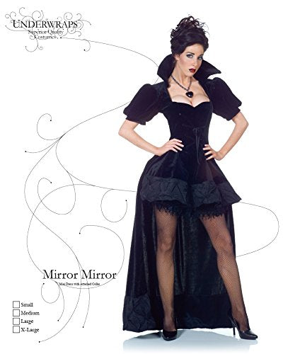 Underwraps Women's Mirror, Black, Small