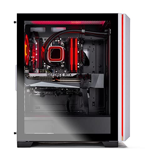 Skytech Chronos Gaming PC Desktop – AMD Ryzen 7 7700X 4.5 GHz, RTX 3070 Ti, 1TB NVME SSD, 32G DDR5 RGB, 750W Gold PSU, 360mm AIO, AC Wi-Fi, Windows 11 Home 64-bit