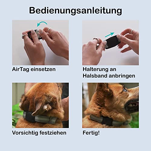 Case-Mate Airtag Dog Collar Holder - Water Resistant Airtag Holder Dog Tag - Lightweight, Protective Airtag Case for Dog Collar - Pet Collar Airtag Loop - Compatible w/Cat/Dog Collars - Lime Green