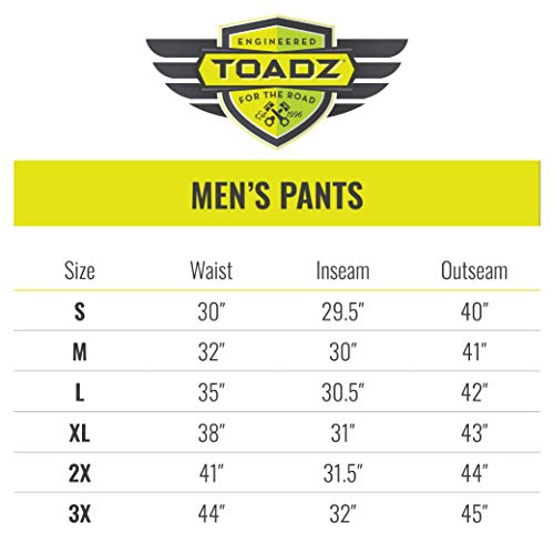 FROGG TOGGS Road Toad Reflective Waterproof Rain Pant, Black, Large