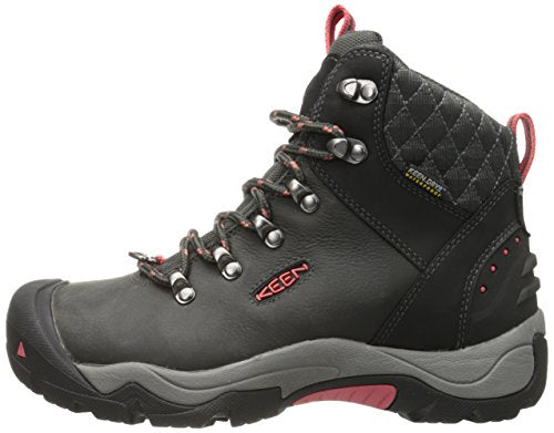 KEEN Women's Revel III Winter Boot, Black/Rose, 6.5 M US
