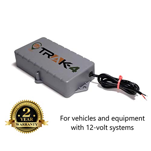 Trak-4 12v GPS Tracker with Wiring Harness for Tracking Equipment, Vehicles, and Assets. Subscription Required.