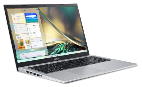 Acer Aspire 5 A515-56-347N Slim Laptop - 15.6' Full HD IPS Display - 11th Gen Intel i3-1115G4 Dual Core Processor - 8GB DDR4 - 128GB NVMe SSD - WiFi 6 - Amazon Alexa - Windows 11 Home in S Mode