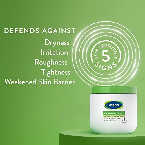 Cetaphil Body Moisturizer, Hydrating Moisturizing Cream for Dry to Very Dry, Sensitive Skin, NEW 16 oz 2 Pack, Fragrance Free, Non-Comedogenic, Non-Greasy