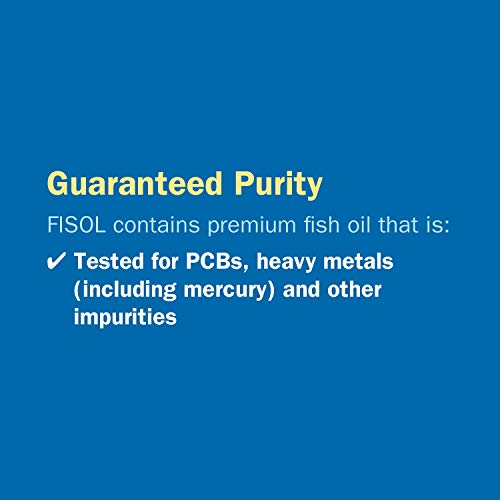 Nature's Way Fisol 50% EPA and DHA Enteric-Coated Fish Oil, No Fishy Burp-Back, 180 Softgels