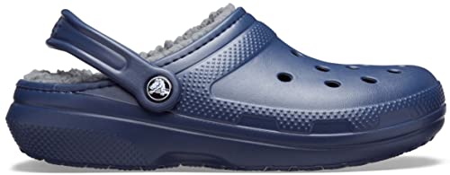 Crocs Classic Lined Clog Navy/Charcoal Men's 3, Women's 5 Medium