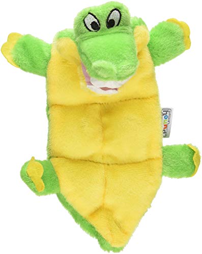 Outward Hound Squeaker Matz Plush Gator Dog Toy, Small