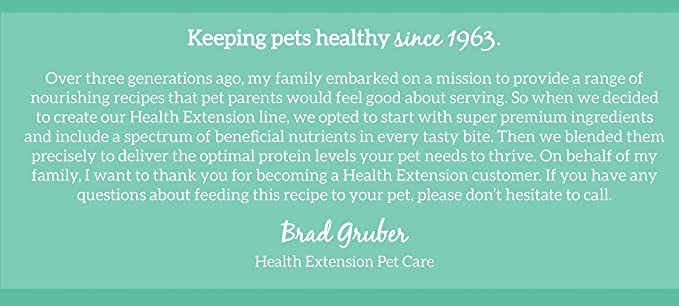 Health Extension Dry Dog Food, Natural Food with Added Vitamins and Minerals, Suitable for All Puppies, Include Venison Recipe with Whole Vegetable and Berries (4 Pound)