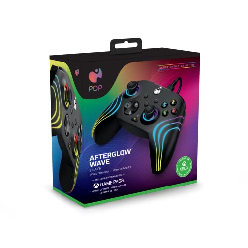 PDP Afterglow Wave LED Controller for Xbox Series X|S, Xbox One, Windows 10/11