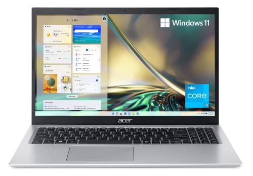 Acer Aspire 5 A515-56-347N Slim Laptop - 15.6' Full HD IPS Display - 11th Gen Intel i3-1115G4 Dual Core Processor - 8GB DDR4 - 128GB NVMe SSD - WiFi 6 - Amazon Alexa - Windows 11 Home in S Mode