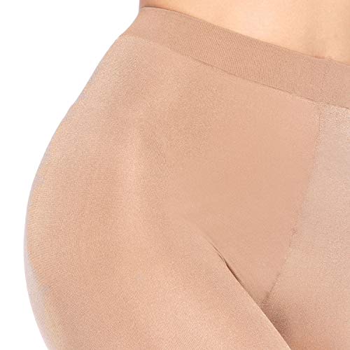 Leg Avenue Women's Spandex Sheer Support Pantyhose, Nude, One Size