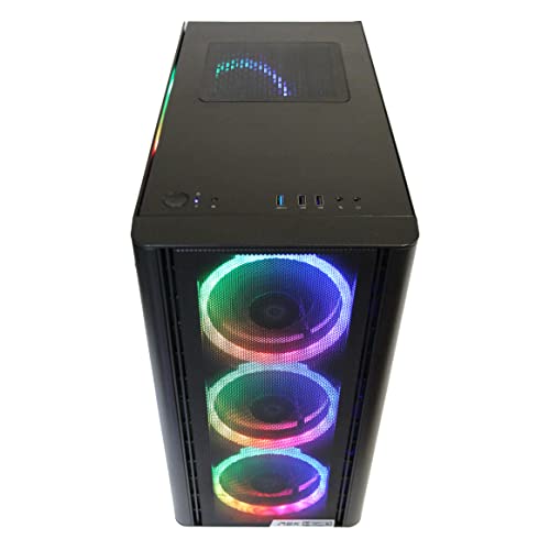 ZOTAC Gaming MEK Hero G1 I1416FV Gaming PC Desktop Intel 11th Gen Core i5 11400F, GeForce GTX 1650 4GB, 8GB 3200 MHz DDR4, 500GB M.2 NVMe SSD, WiFi + Bluetooth, RGB - GH1650I1400F01BA-U-W11